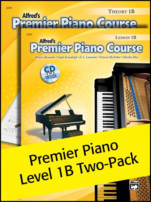 Premier Piano Course, Lesson & Theory 1B (Value Pack)