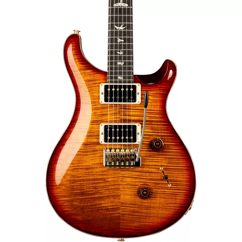 PRS Custom 24 10-Top Electric Guitar - Dark Cherry Sunburst