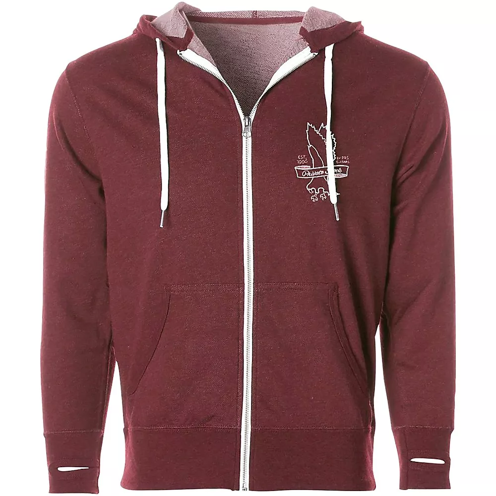 PRS Private Stock Logo Hoodie Medium Red