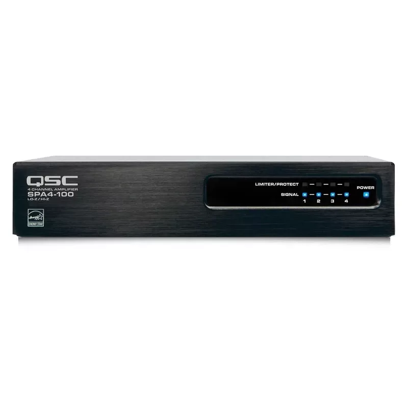 Q-SYS SPA4-100 4 Channel Power Amplifier – 100W