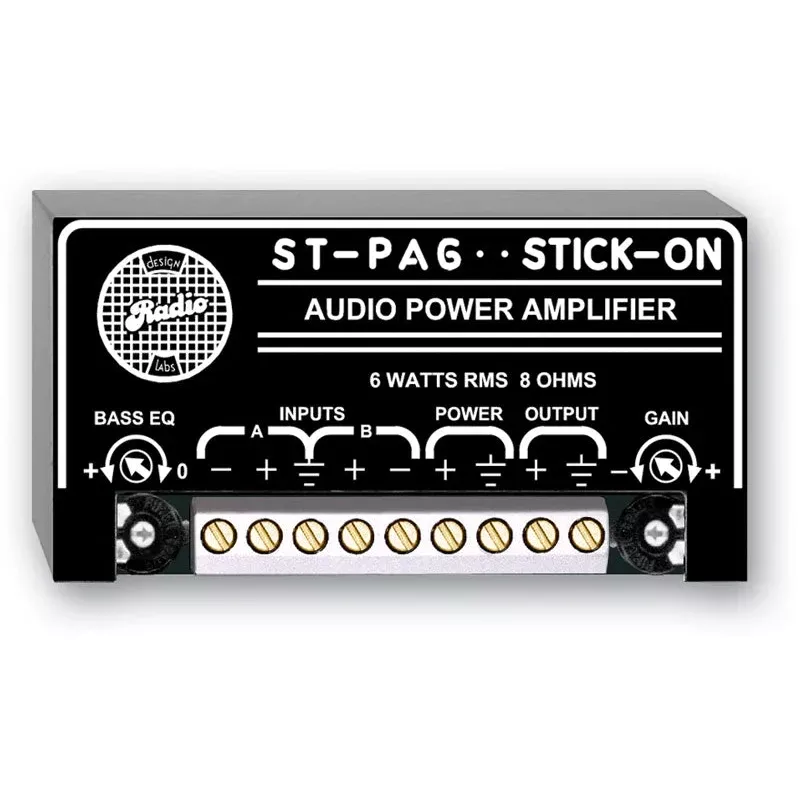RDL ST-PA6 6W Mono Audio Amplifier