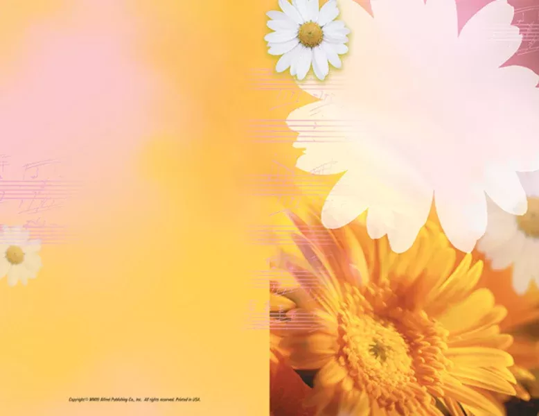 Recital Program Blanks - Spring