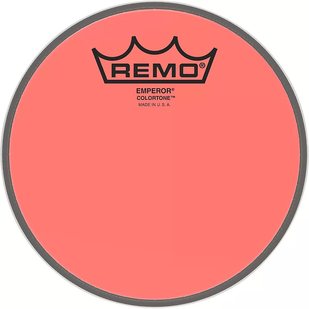 Remo Emperor Colortone Red Drum Head 6 in.