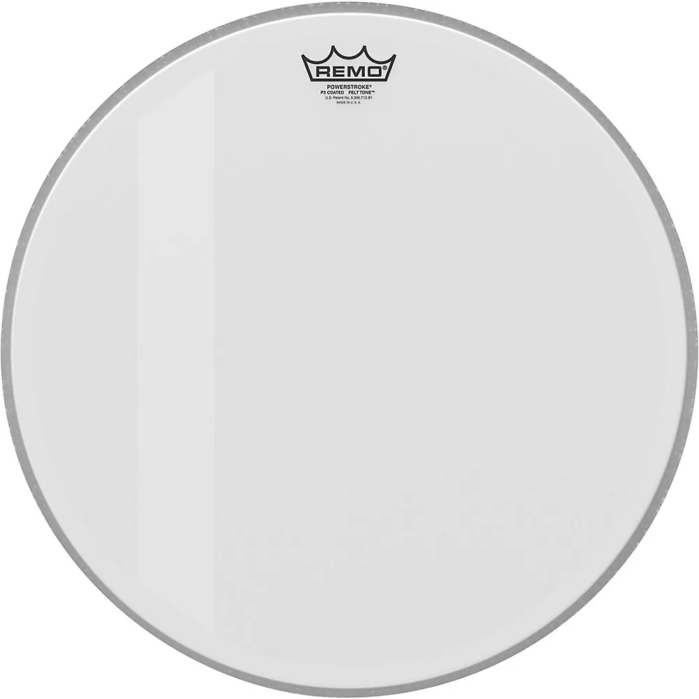 Remo Powerstroke P3 Felt Tone Coated Bass Drum Head 18 in.