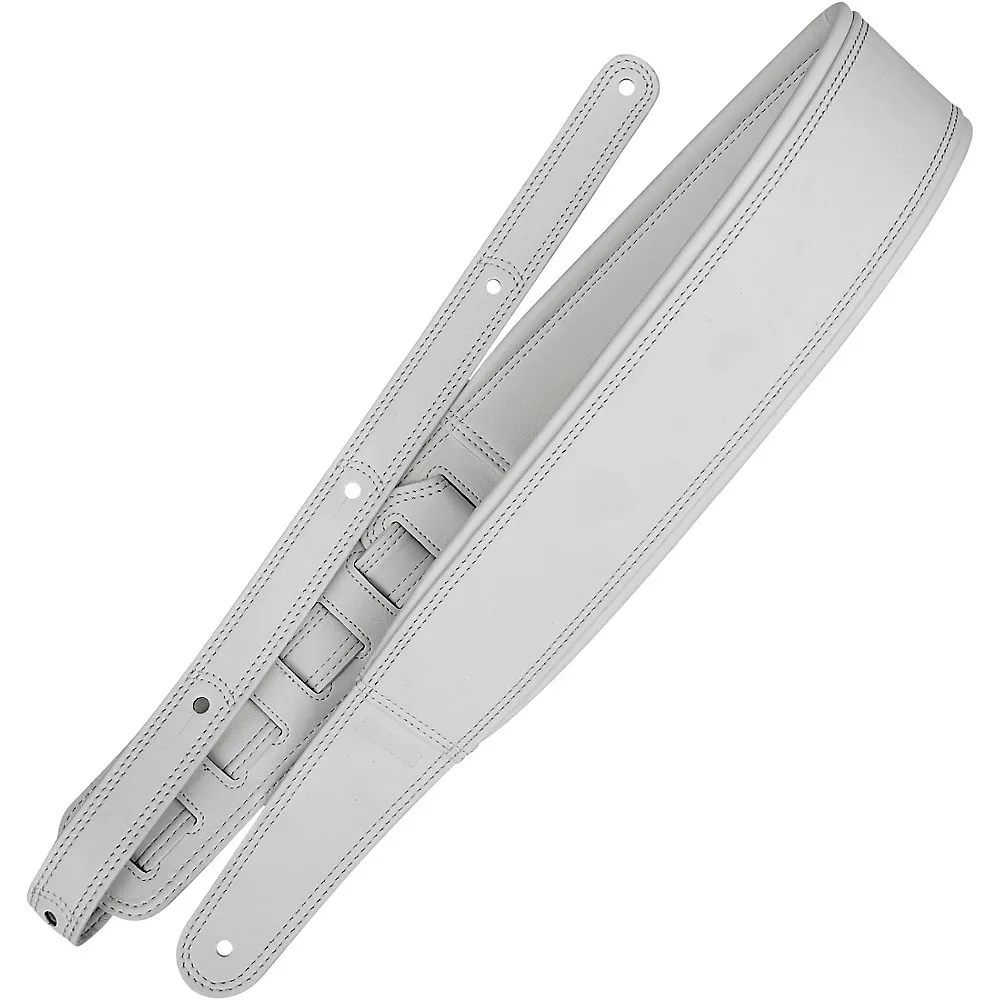 RICHTER Springbreak I Leatherette Guitar Strap White 2.75 in.