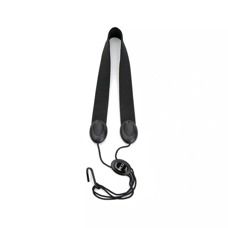Rico SJA11 Alto Saxophone Neck Strap, Black