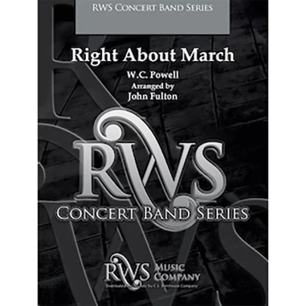 Right About March: Concert Band Oversized Conductor Score