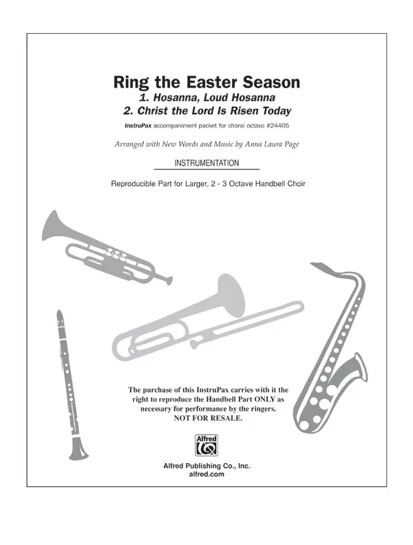Ring the Easter Season: Choral Octavo InstruPax