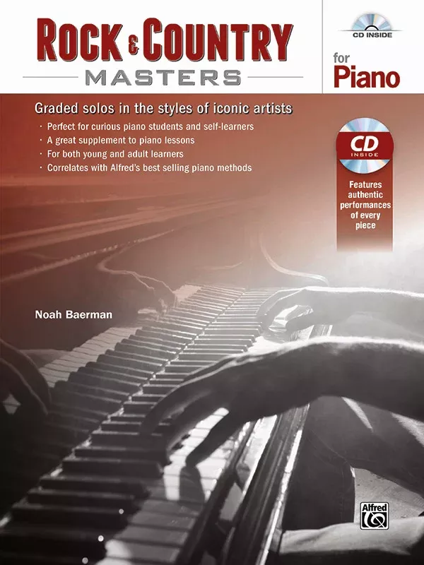 Rock & Country Masters for Piano: Keyboard/Piano Book & CD