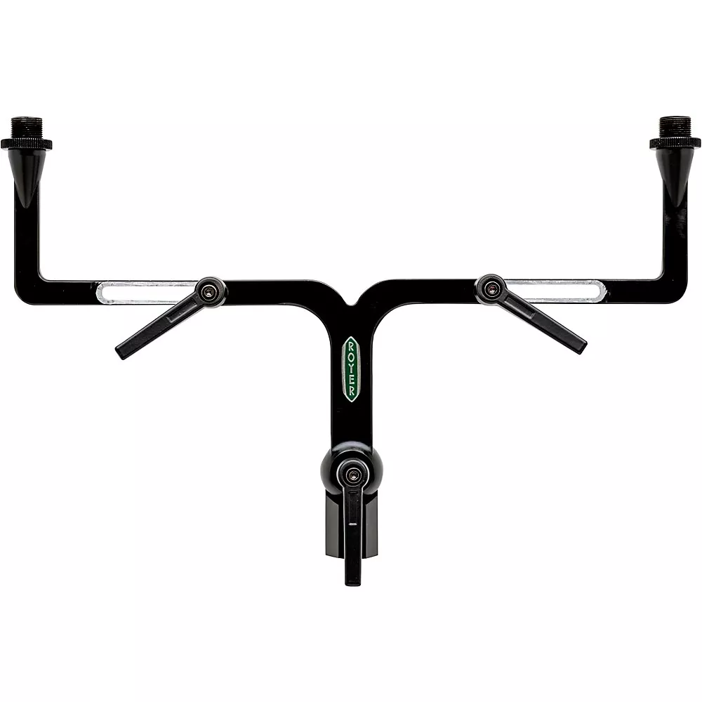 Royer FlexBar Dual Microphone Utility Mount - Matte Black