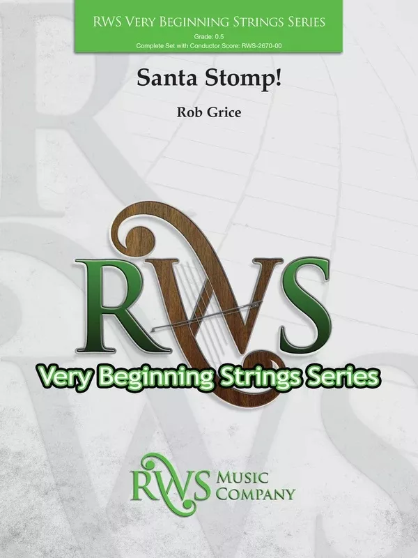 Santa Stomp: String Orchestra Conductor Score & Parts