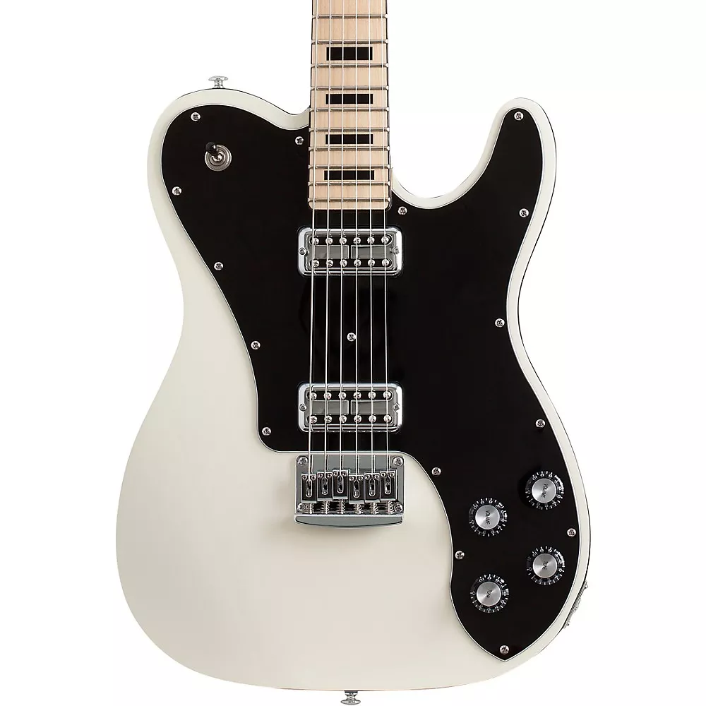 Schecter Guitar Research PT Fastback 6-String Electric Guitar Olympic White