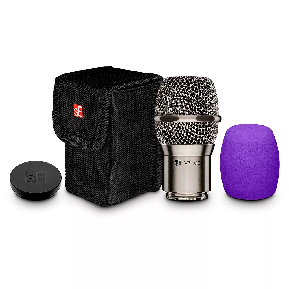 sE Electronics V7 MC1 Supercardioid Mic Capsule for Shure Wireless Transmitters - Nickel