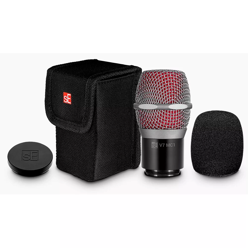sE Electronics V7 MC1 Supercardioid Mic Capsule for Shure Wireless Transmitters - Silver