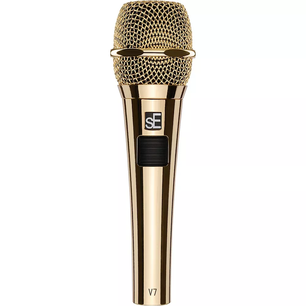 sE Electronics V7 PTT Talkback Dynamic Microphone - Gold