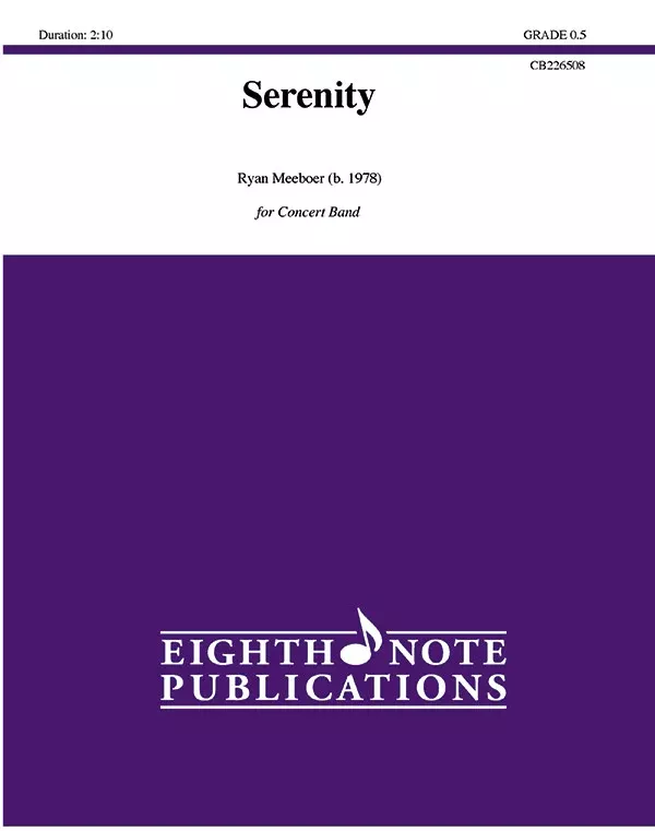 Serenity: Concert Band Score & Parts
