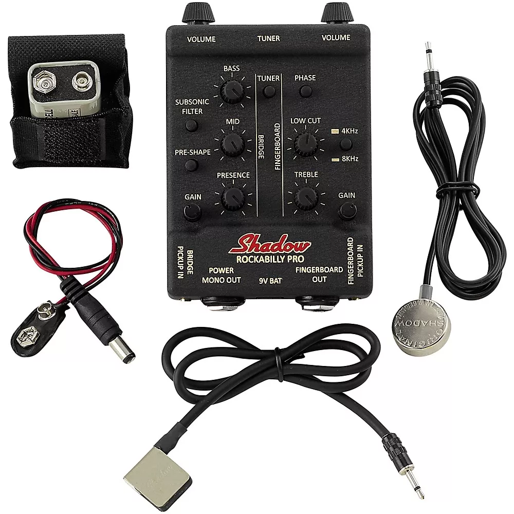 Shadow Electronics SH RB-PRO Rockabilly Pro Dual Upright Bass Pickup and Preamp