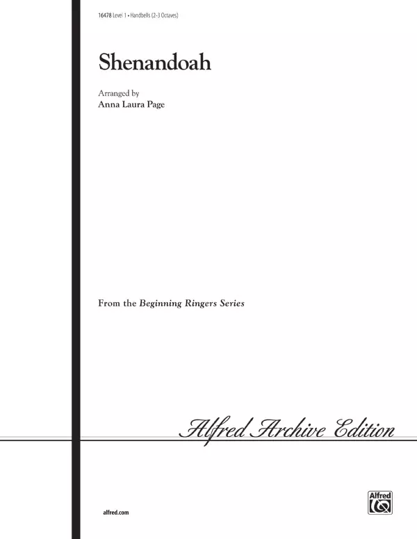 Shenandoah: Handbells 2-3 Octaves Sheet