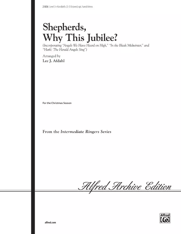 Shepherds, Why This Jubilee?: Handbells 3-5 Octaves Sheet