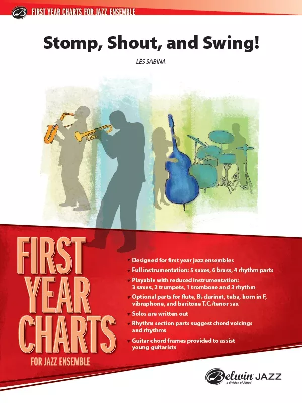 Shout, Stomp, and Swing!: Jazz Ensemble Conductor Score