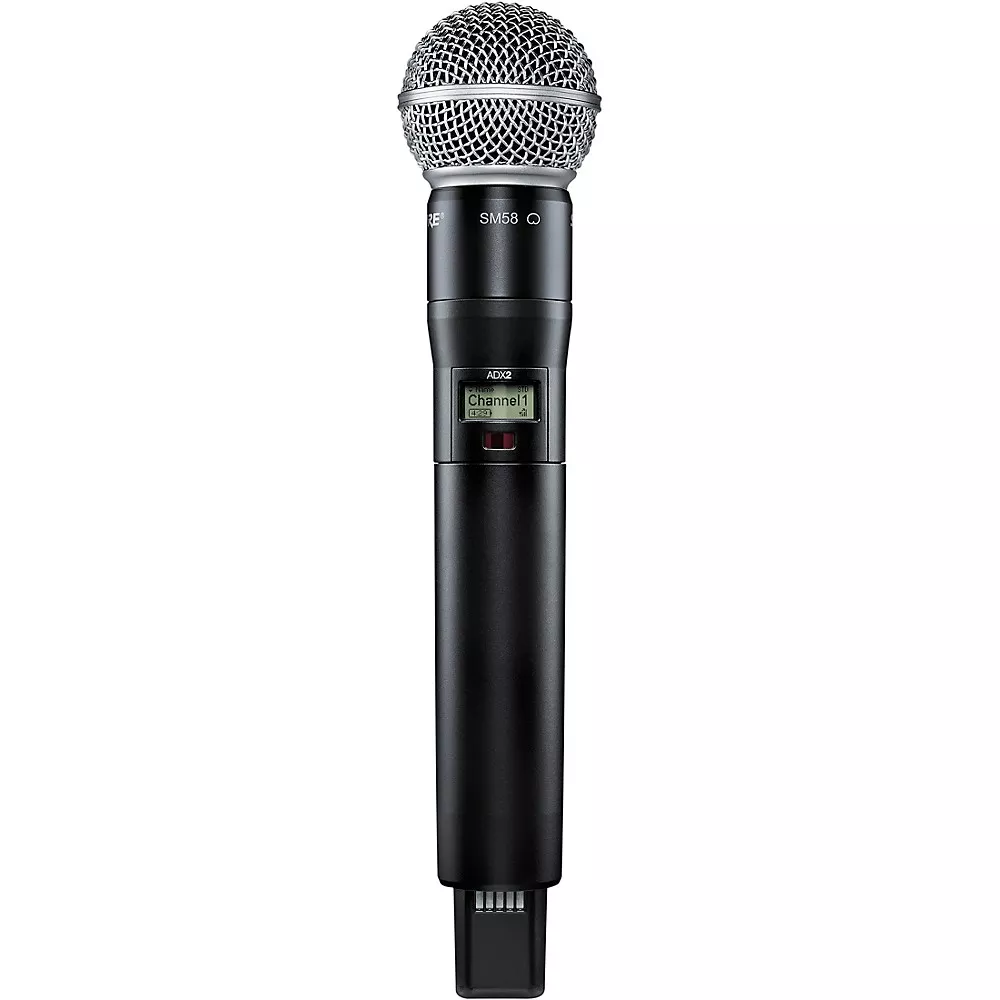 Shure Axient Digital ADX2/SM58 Wireless Handheld Microphone Transmitter With SM58 Capsule Band G57