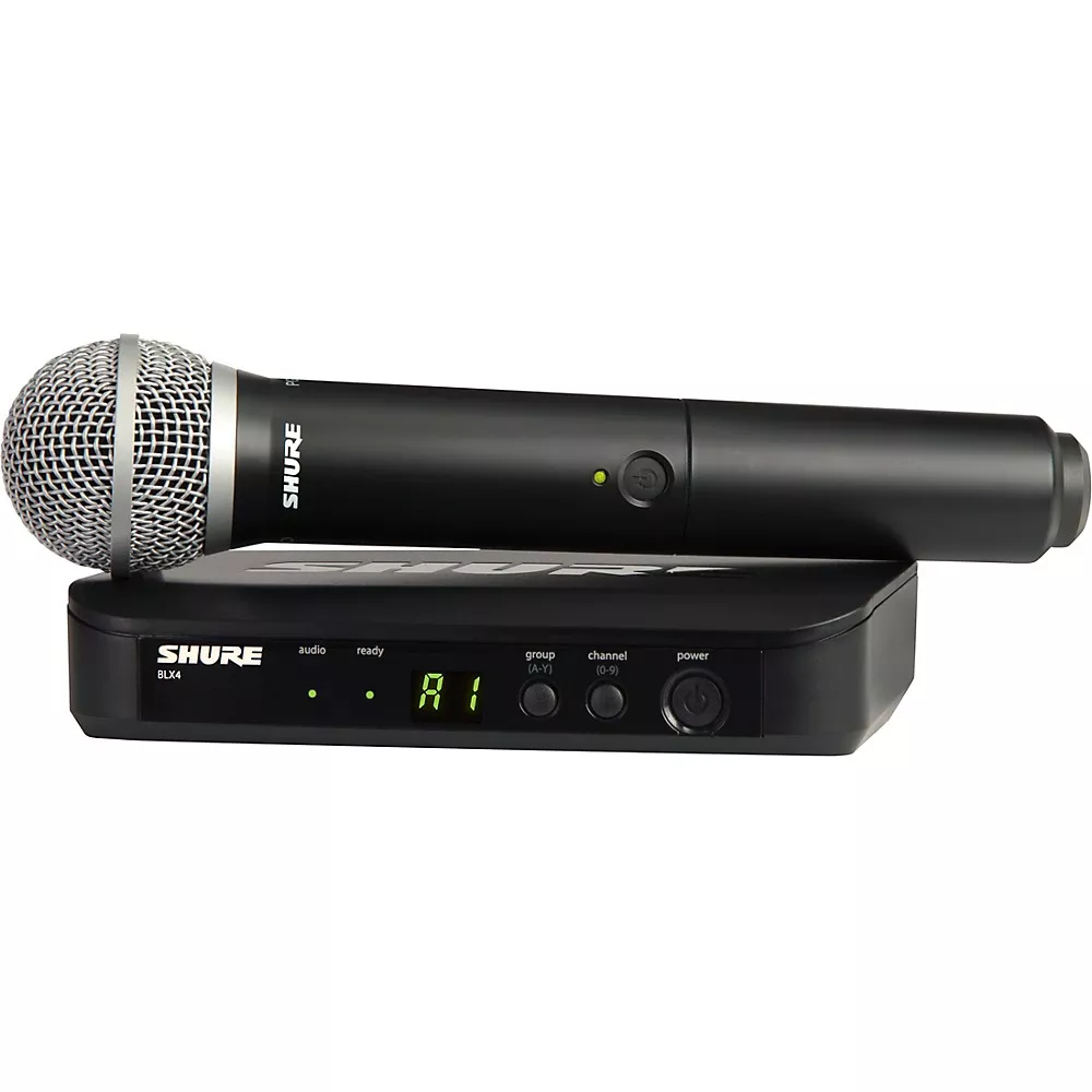 Shure BLX24 Handheld Wireless System With PG58 Capsule Band H11