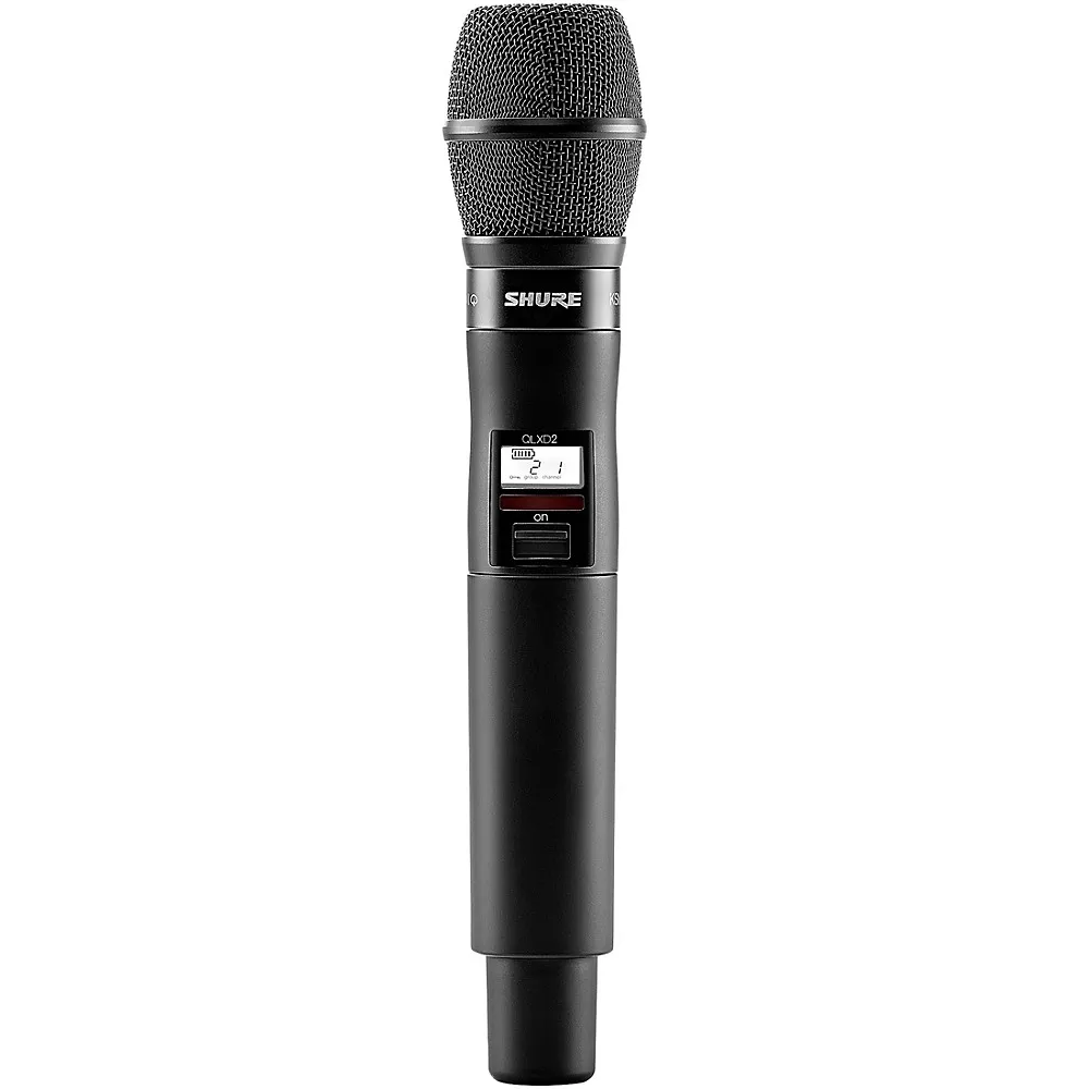 Shure QLXD2/KSM9 Handheld Wireless Transmitter With Interchangeable KSM9 Microphone Capsule Band J50A