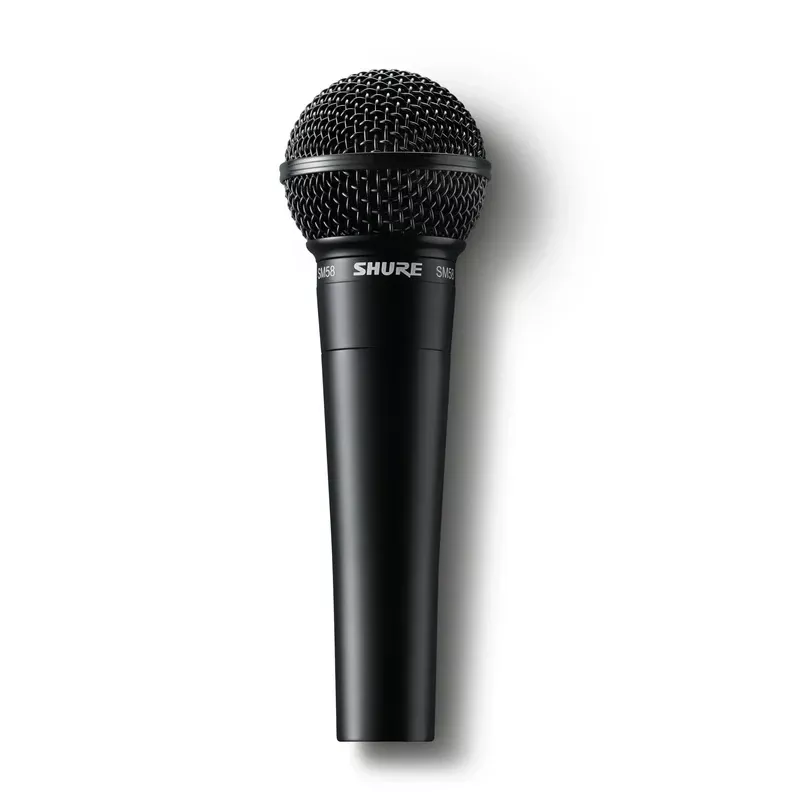 Shure SM58 Cardioid Dynamic Wired Microphone (Black Edition)