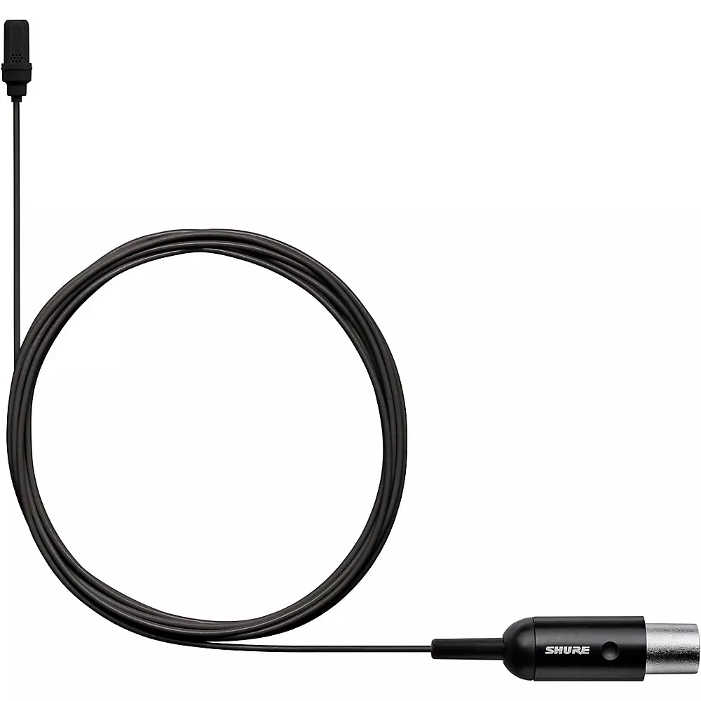 Shure UL4 UniPlex Cardioid Subminiature 4 Pin Lavalier Microphone Black