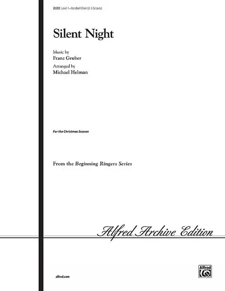 Silent Night: Handbells 2-3 Octaves Sheet