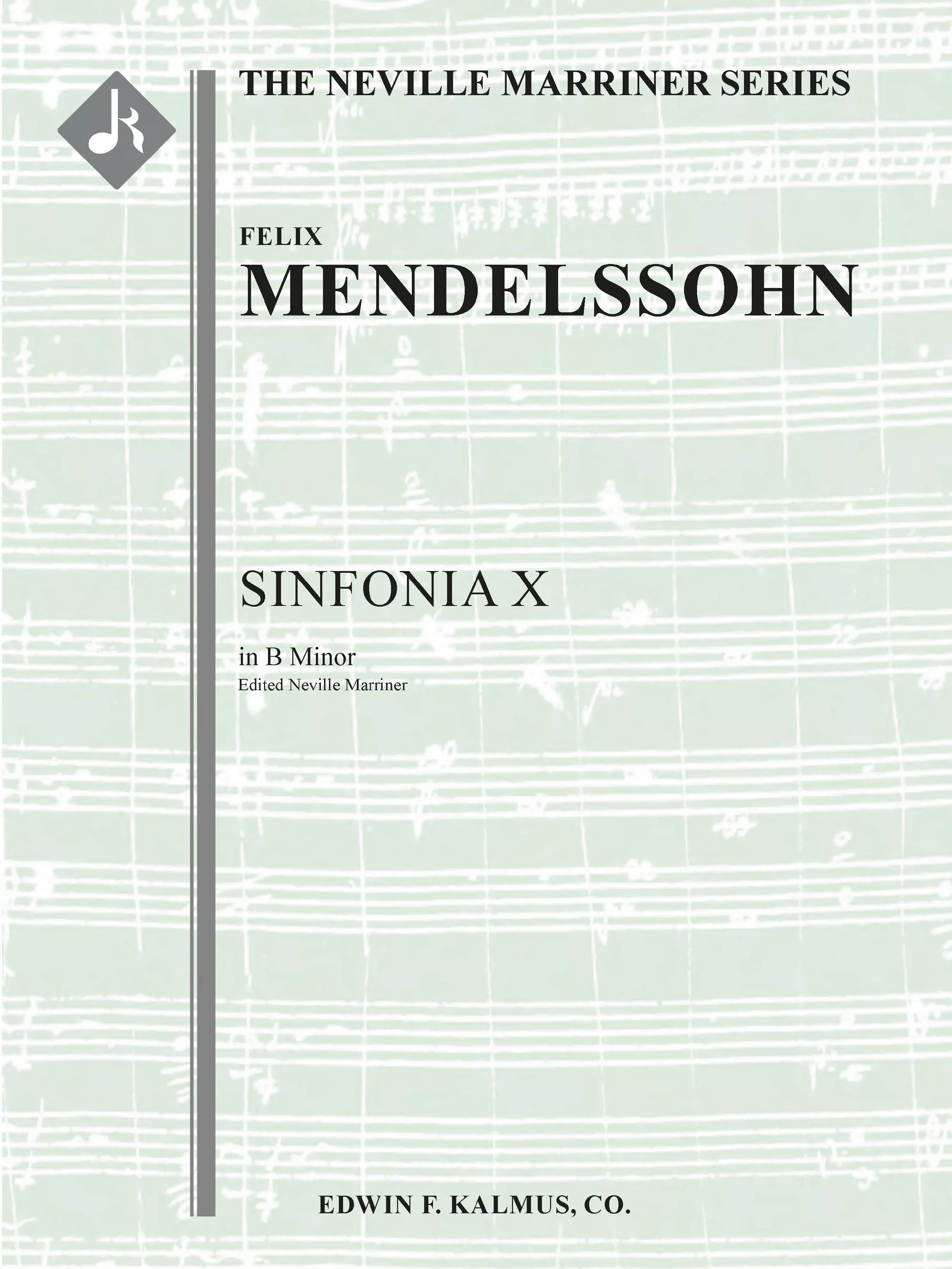 Sinfonia No. 10: String Symphony in B minor: String Orchestra, Conductor Score