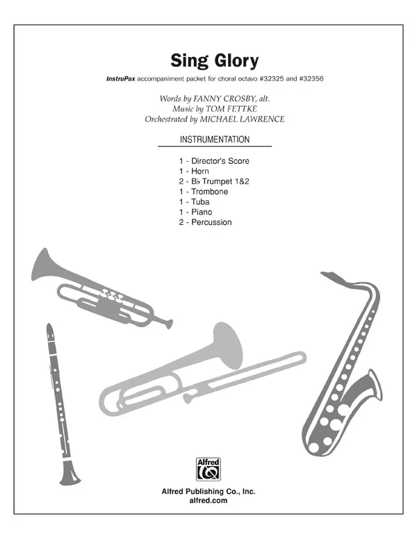Sing Glory: Choral Octavo InstruPax