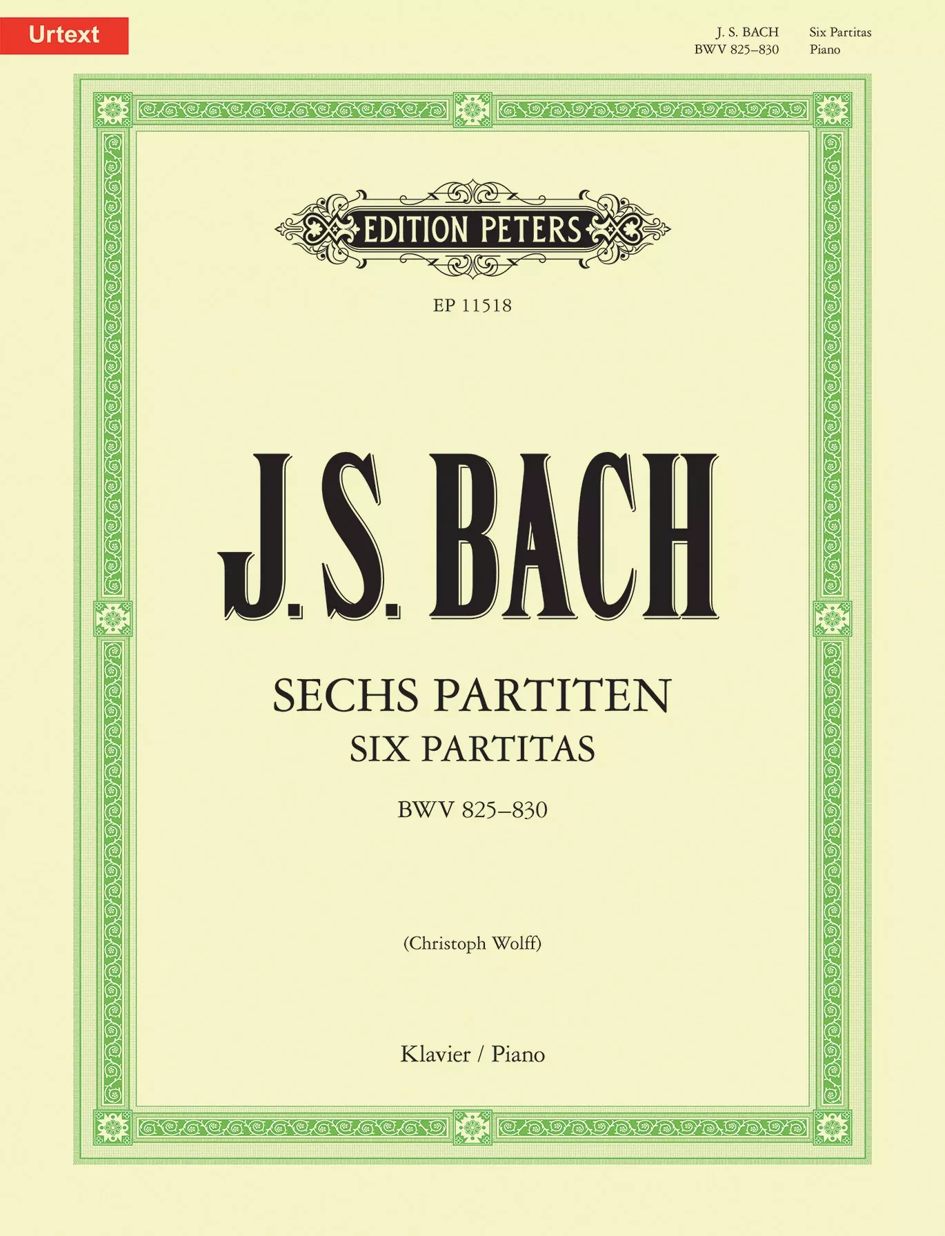Six Partitas BWV 825–830: Piano Book