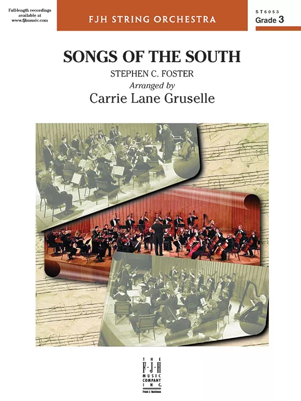 Songs of the South: String Orchestra Conductor Score & Parts