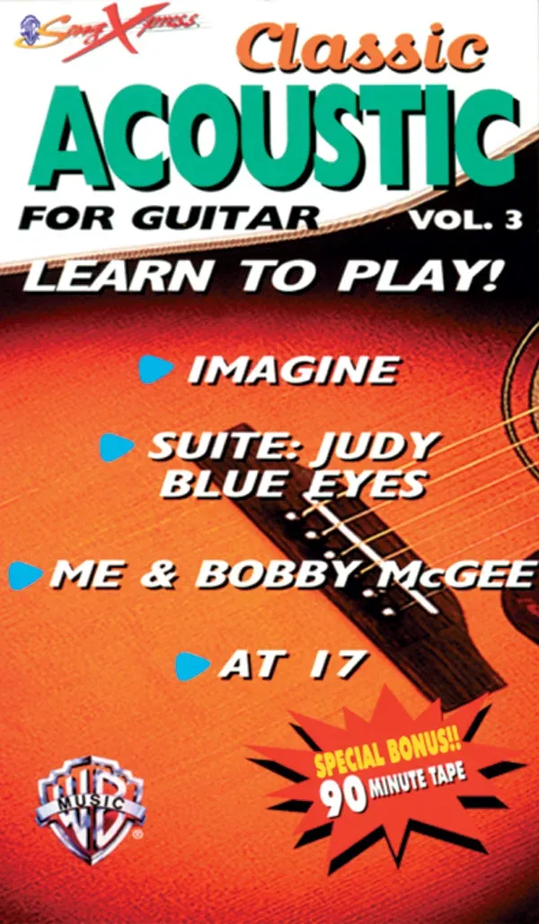 SongXpress: Classic Acoustic, Vol. 3: Guitar Video