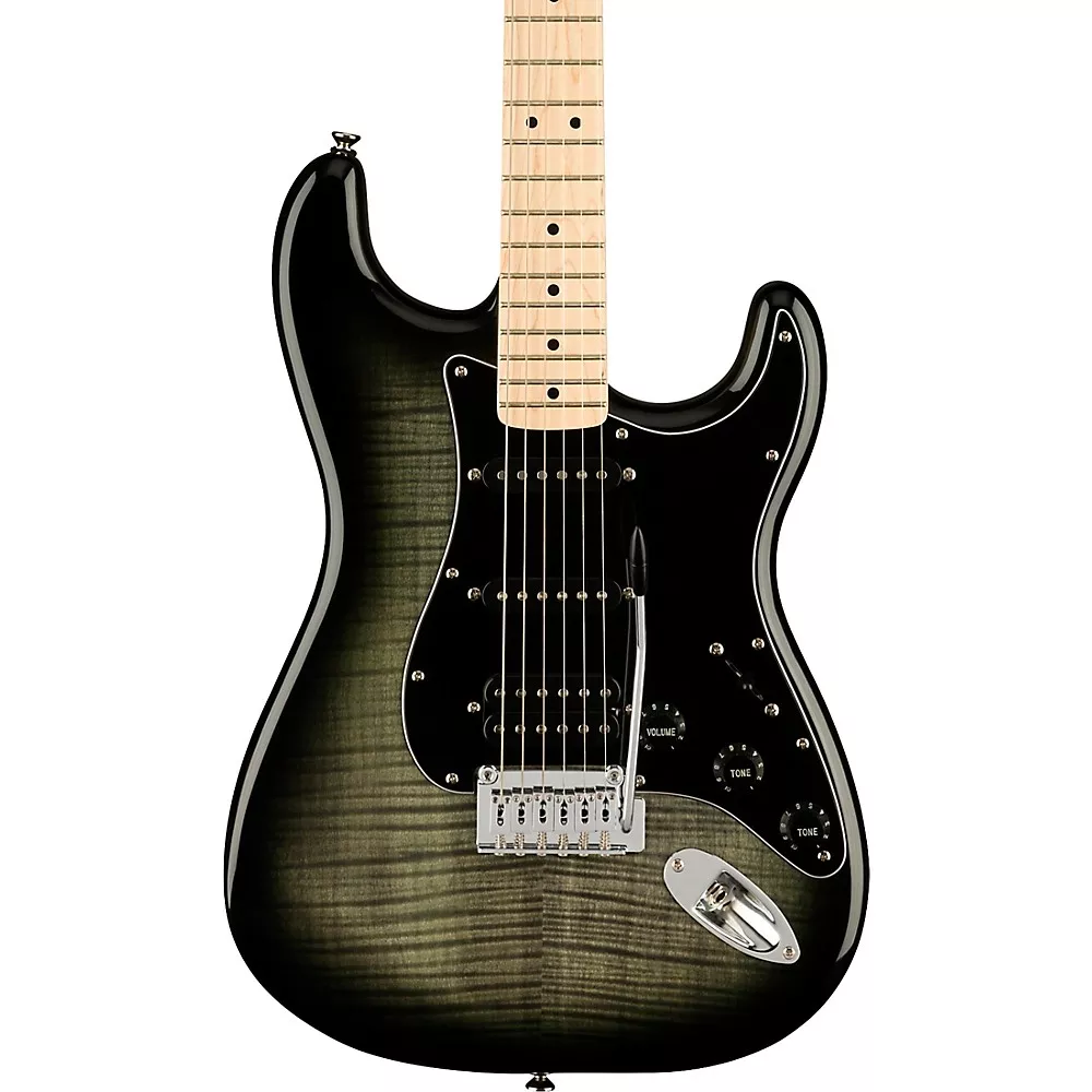 Squier Affinity Series Stratocaster FMT HSS Maple Fingerboard Electric Guitar - Black Burst
