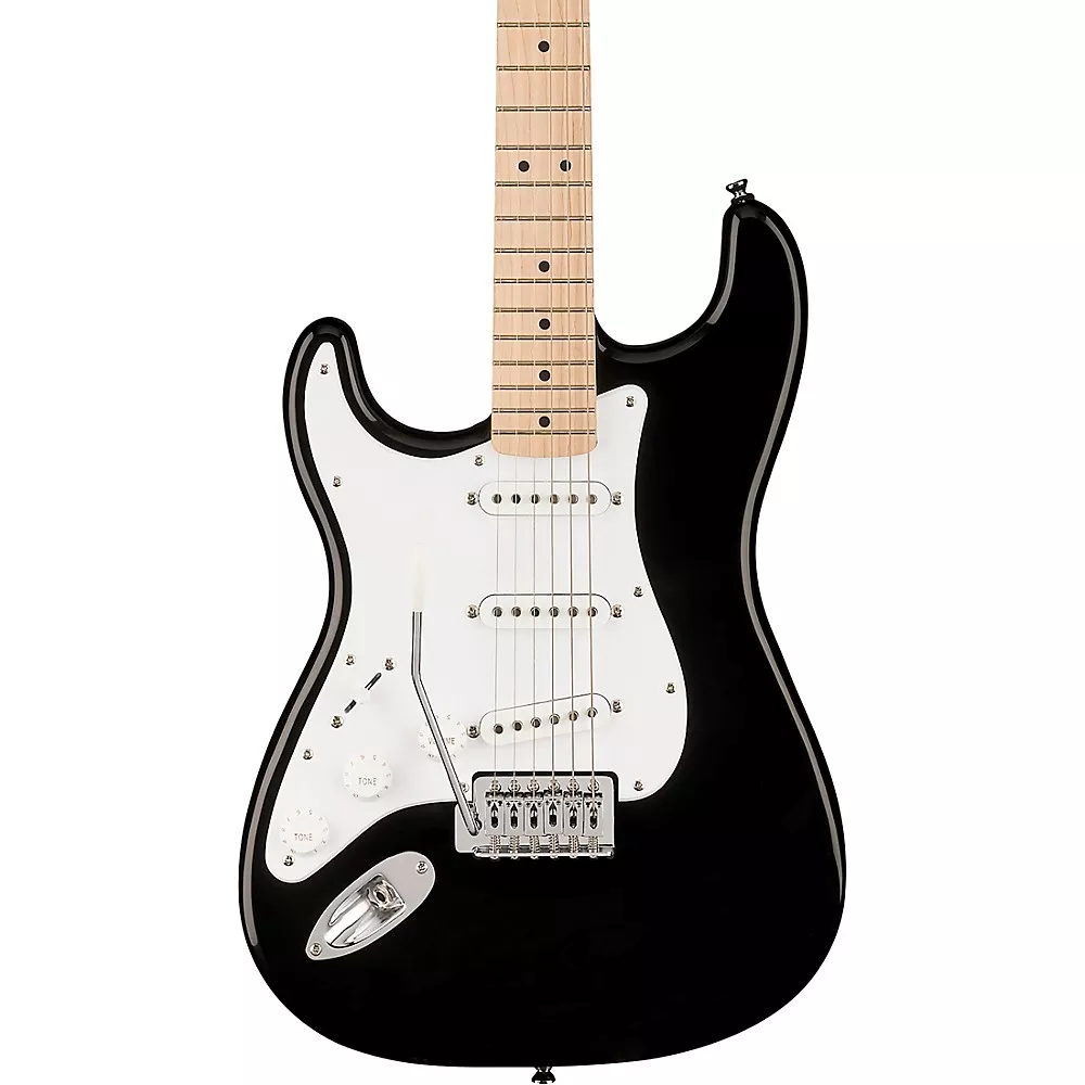 Squier Sonic Stratocaster Maple Fingerboard Left-Handed Electric Guitar - Black