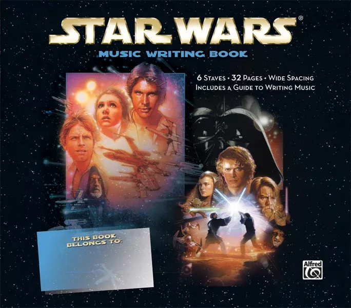 Star Wars Music Writing Book: Manuscript Paper