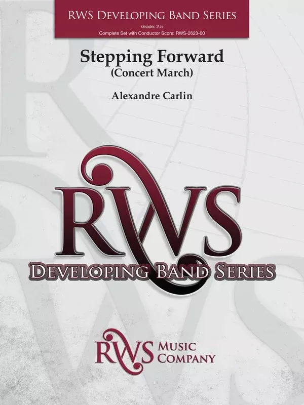 Stepping Forward: Concert Band Conductor Score & Parts