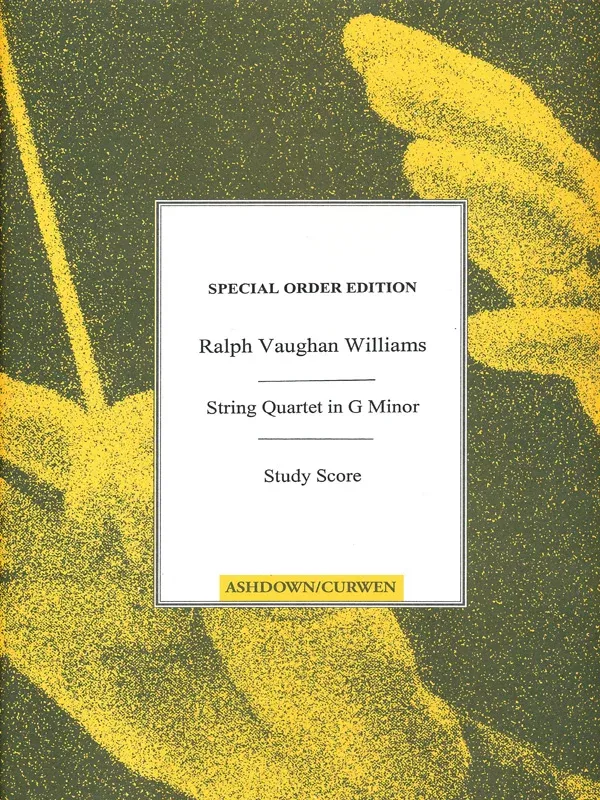 String Quartet in G Minor: String Quartet Study Score
