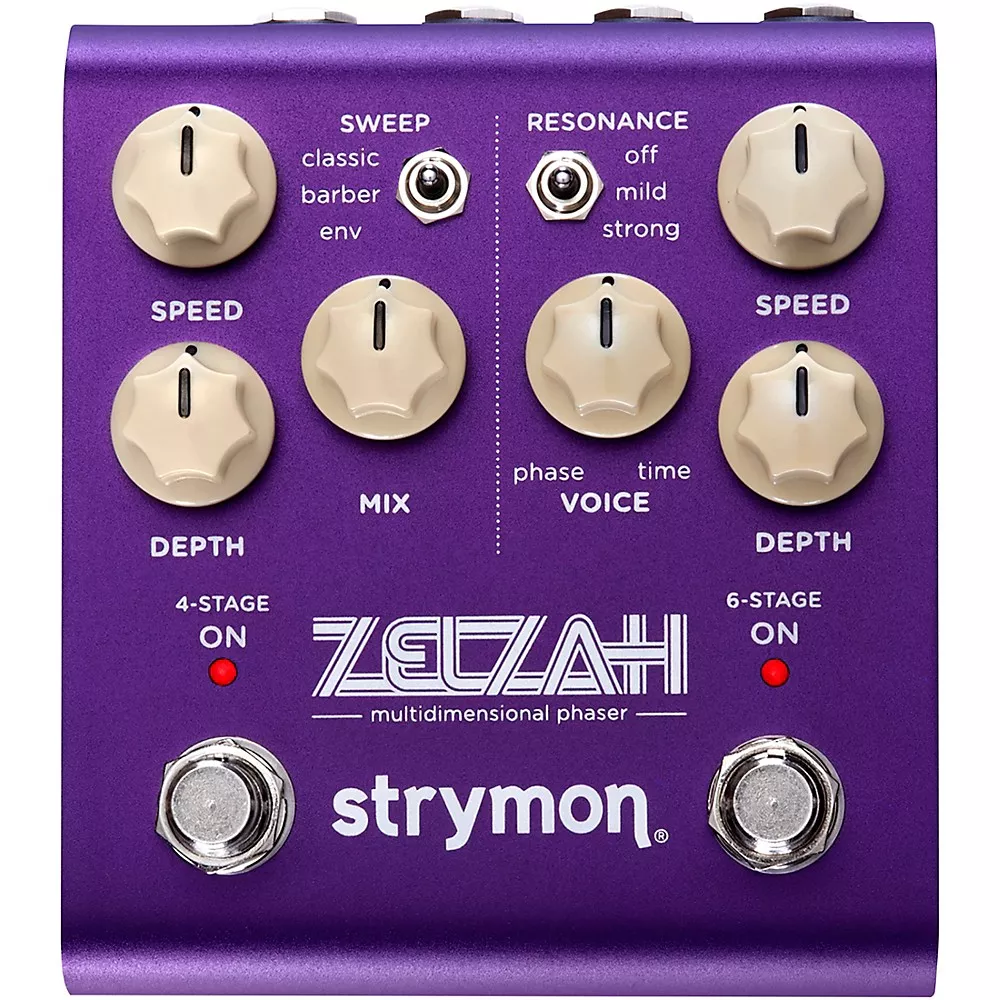 Strymon Zelzah Multidimensional Phaser Modulation Effects Pedal Purple