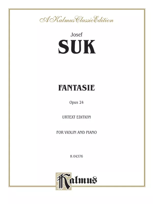 Suk: Fantasie, Op. 24 (Urtext)