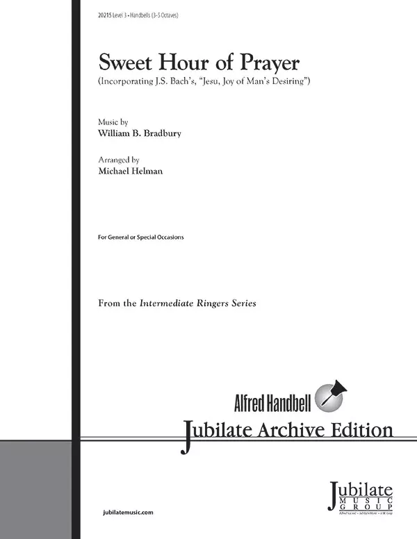Sweet Hour of Prayer: Handbells 3-5 Octaves Sheet