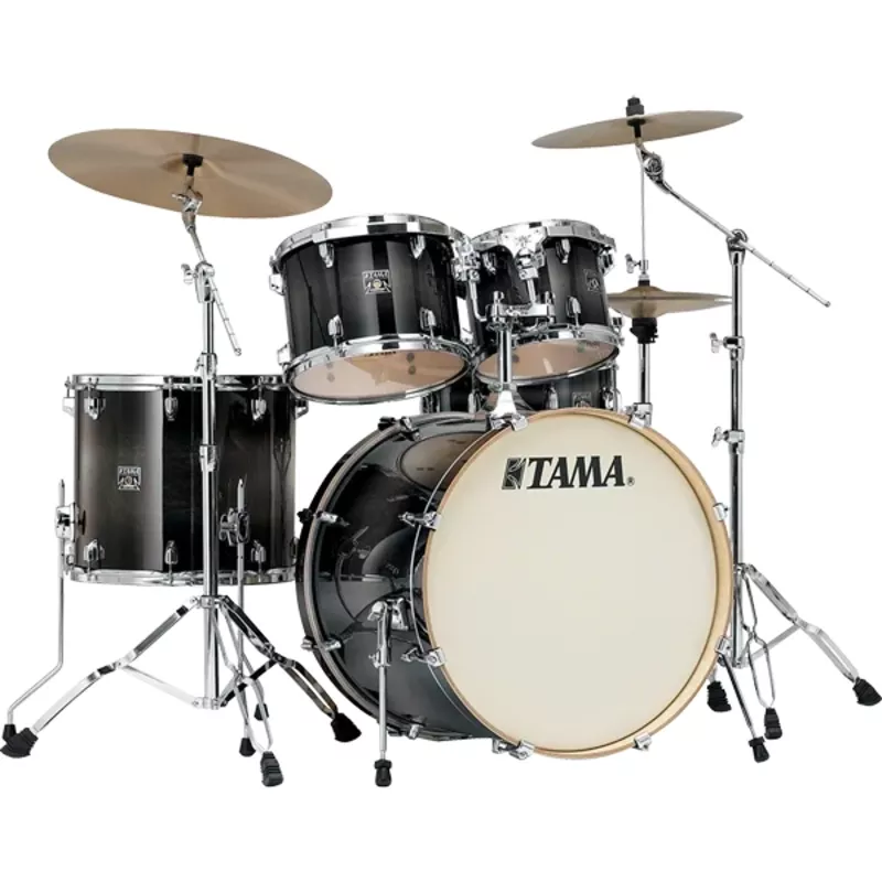 Tama CL52KSTPB Superstar Classic 5-Piece Maple Shell Pack (Transparent Black Burst)