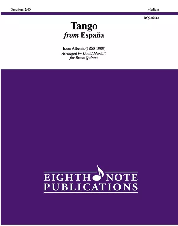 Tango: Brass Quintet Score & Parts
