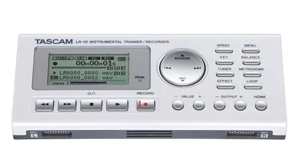 Tascam LR-10 Instrumental Trainer/Recorder: Pro Audio Accessory