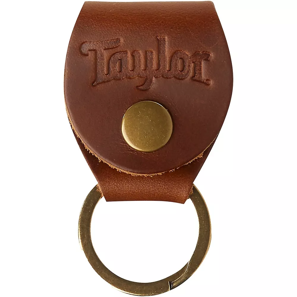 Taylor Key Ring With Pick Holder - Medium Brown