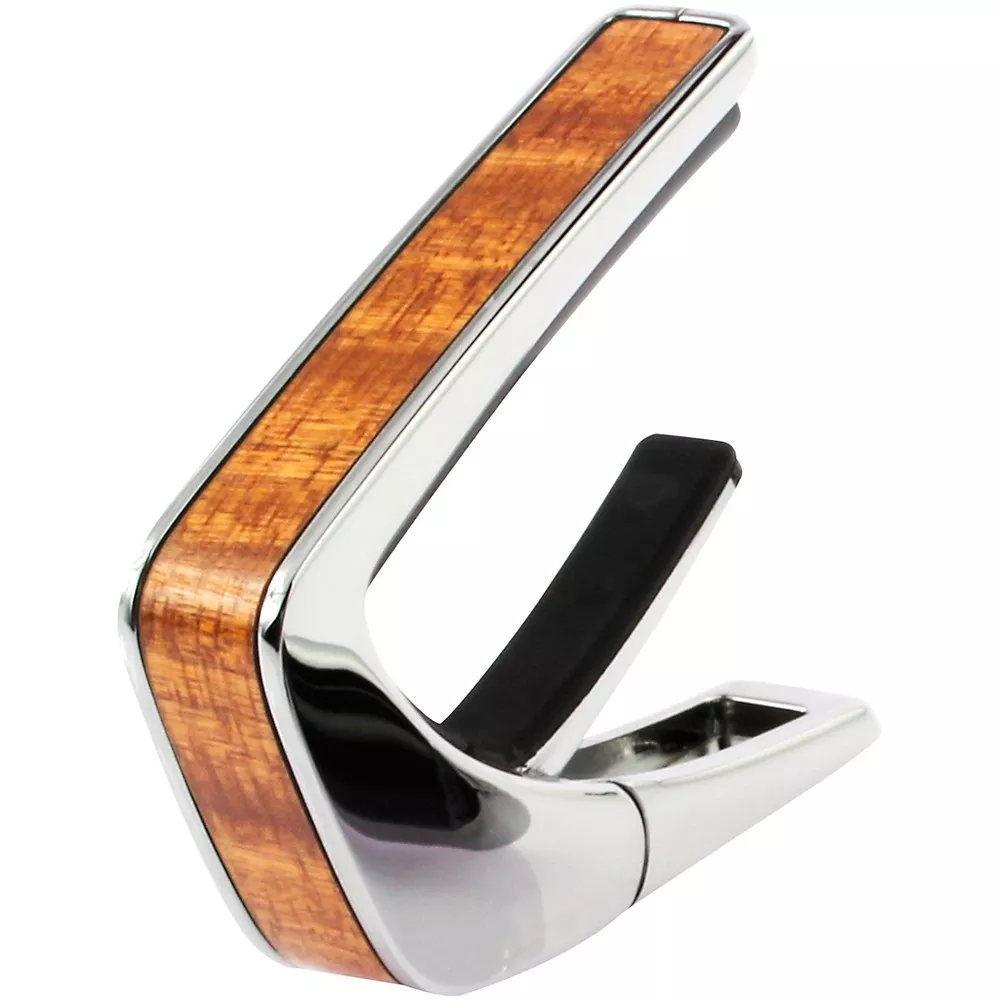Thalia Exotic Series Chrome Guitar Capo Sapele