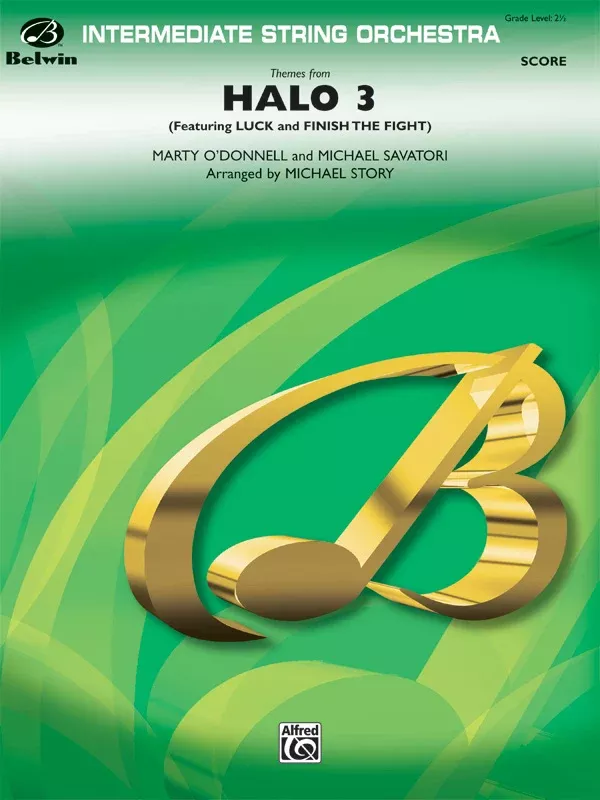 Themes from Halo 3: String Orchestra Conductor Score & Parts