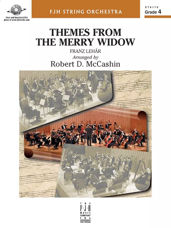 Themes from The Merry Widow: String Orchestra Conductor Score & Parts